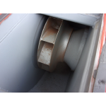 Radiaal ventilator 1,1 KW 1400 RPM, used.